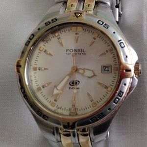 Vintage/used Fossil Men's watch in working condition.